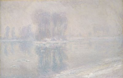 Lodowa kry, 1893 autorstwa Claude Monet