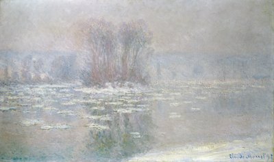 Lód w Bennecourt, 1898 autorstwa Claude Monet