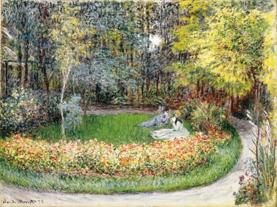 W ogrodzie, 1875 autorstwa Claude Monet