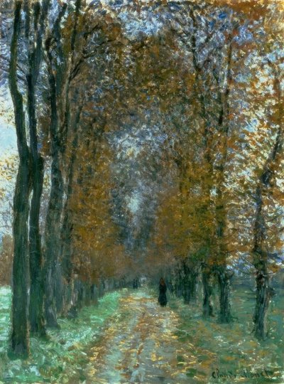 Aleja autorstwa Claude Monet