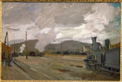 Stacja Argenteuil autorstwa Claude Monet
