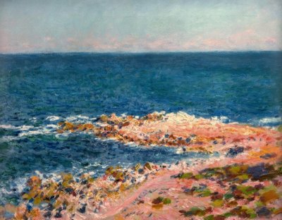 Wielki błękit w Antibes autorstwa Claude Monet