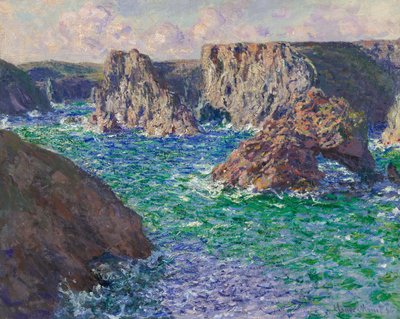 La Roche Guibel, Port-Domois autorstwa Claude Monet