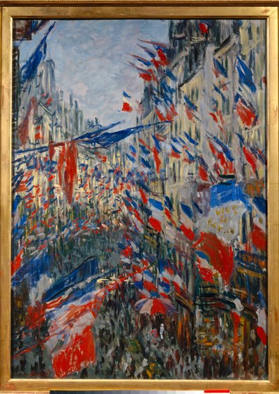 La Rue Saint-Denis (Saint Denis) w Paryżu, święto 30 czerwca 1878. Obraz Claude