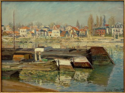 Sekwana w Asnières autorstwa Claude Monet