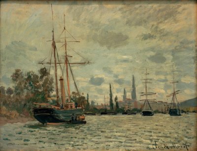 La Seine à Rouen (Sekwana w Rouen) autorstwa Claude Monet