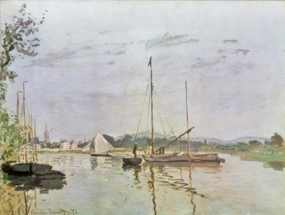 Łódź, Argenteuil autorstwa Claude Monet
