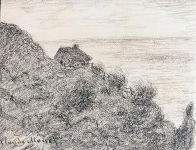 Chata celna w pobliżu Pourville autorstwa Claude Monet