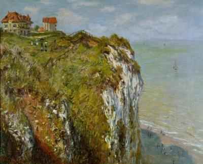 Klif w Dieppe autorstwa Claude Monet