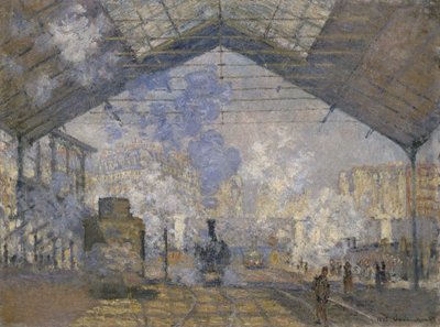 Dworzec Saint-Lazare autorstwa Claude Monet