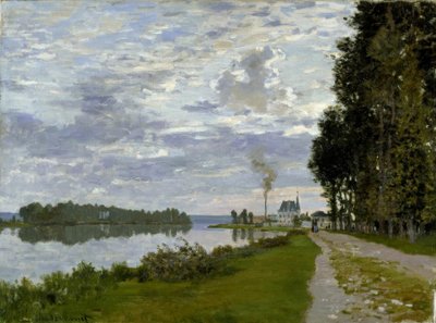 Promenada Argenteuil autorstwa Claude Monet