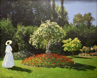 „Dama w ogrodzie”, 1867 autorstwa Claude Monet