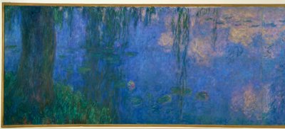 Lilia wodna z wierzbami, Poranek wierzby autorstwa Claude Monet