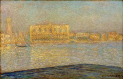 Pałac Książęcy widziany z Saint George Major autorstwa Claude Monet