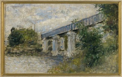 Most kolejowy, Argenteuil autorstwa Claude Monet
