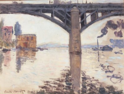 Most drogowy w Argenteuil autorstwa Claude Monet