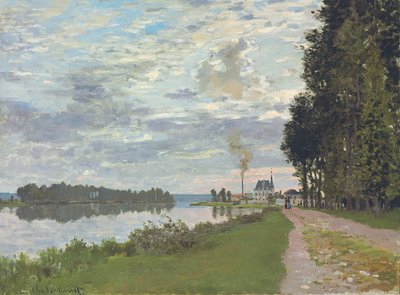 Promenada Argenteuil autorstwa Claude Monet
