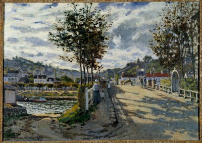 Le pont de Bougival Obraz Claude