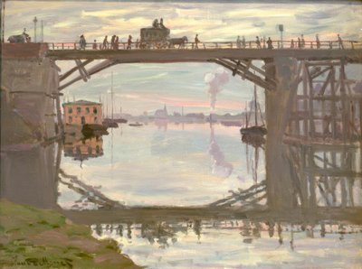 Drewniany most (Die Holzbrücke) autorstwa Claude Monet
