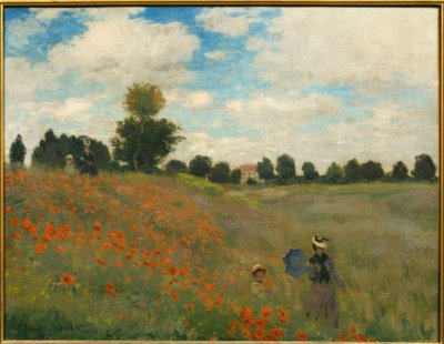 Maki w Argenteuil autorstwa Claude Monet