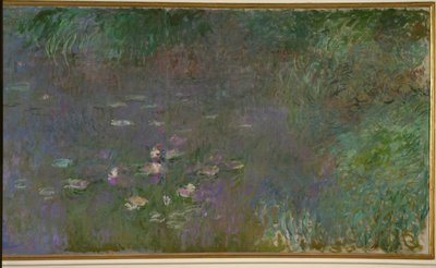 Les Nympheas: matin (olej na płótnie) autorstwa Claude Monet