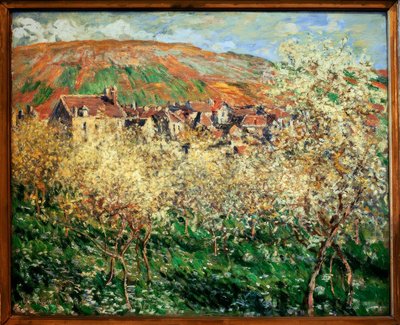 Les Pruniers en Fleurs à Vetheuil (Kwitnąca Zwetschgenbäume autorstwa Claude Monet