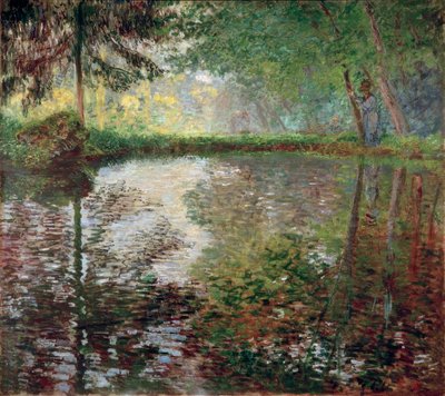 Staw w Montgeron autorstwa Claude Monet