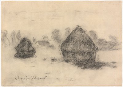 Monet - Stosy pszenicy, 1891, 2013.986 autorstwa Claude Monet