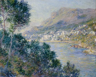 Monte Carlo, Widok z Cap Martin, 1884 autorstwa Claude Monet