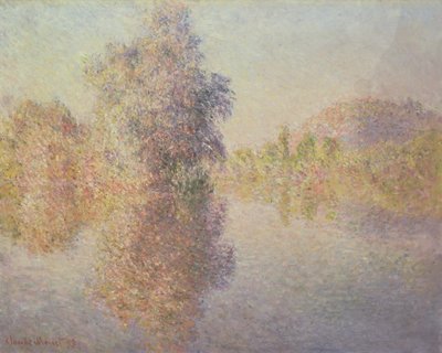 Poranek nad Sekwaną w Giverny autorstwa Claude Monet