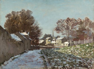Śnieg w Argenteuil autorstwa Claude Monet