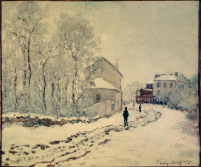 Śnieg w Argenteuil autorstwa Claude Monet