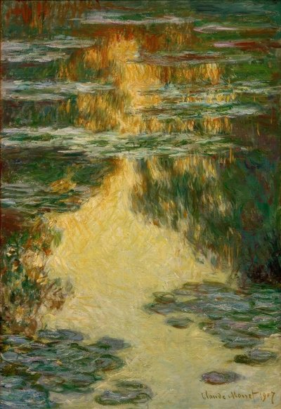 Nimfy autorstwa Claude Monet
