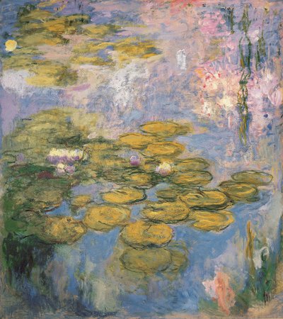 Nimfy, 1916-19 autorstwa Claude Monet