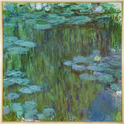Nympheas a Giverny (olej na płótnie) autorstwa Claude Monet
