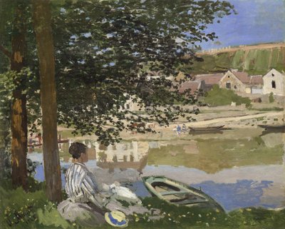 Na brzegu Sekwany, Bennecourt, 1868 autorstwa Claude Monet