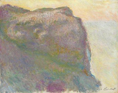 Na klifie, Petit D”Ailly; Na klifie, w Petit Ailly, 1896 autorstwa Claude Monet