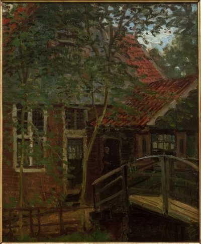 Passerelle i Hollande, Zaandam autorstwa Claude Monet
