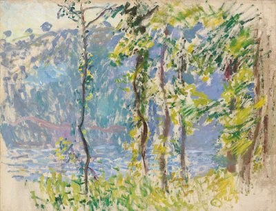 Krajobraz w Villez autorstwa Claude Monet