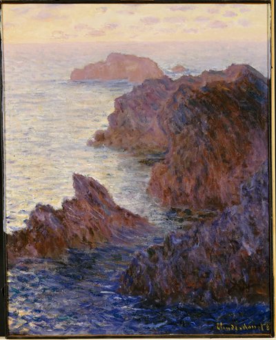 Point de Rochers, Port-Goulphar autorstwa Claude Monet