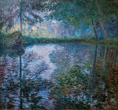 Staw w Montgeron autorstwa Claude Monet