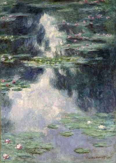 Staw z liliami wodnymi, 1907 autorstwa Claude Monet