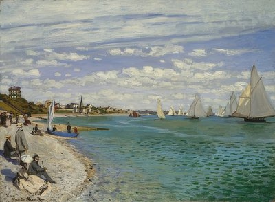 Regaty na Sainte-Adresse. 1867 autorstwa Claude Monet