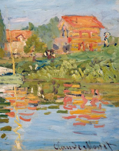 Regaty w Argenteuil, ok.1872 (olej na płótnie) (fragment) autorstwa Claude Monet