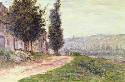 Brzeg rzeki w Lavacourt, 1879 autorstwa Claude Monet