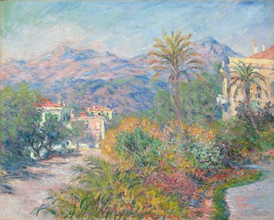 Droga rzymska w Bordighera; Droga rzymska w Bordighera, 1884 autorstwa Claude Monet