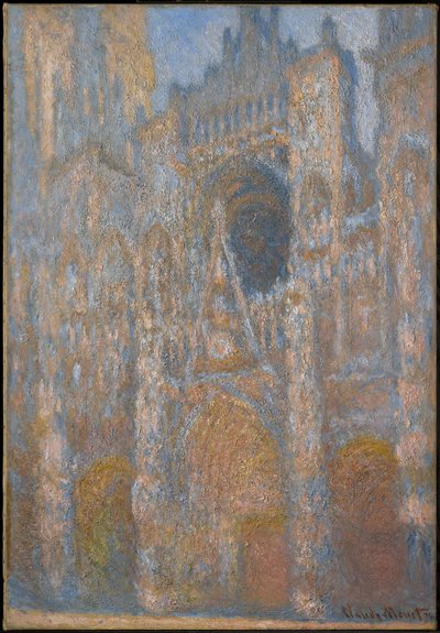 Katedra w Rouen – fasada w promieniach słońca autorstwa Claude Monet