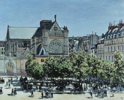 Saint-Germain Auxerrois, 1867 autorstwa Claude Monet