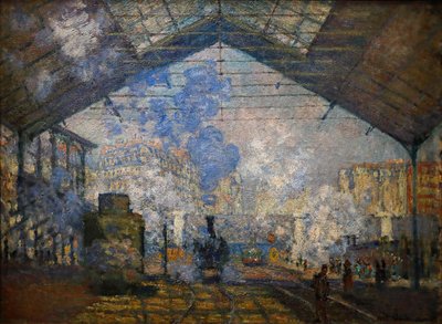 Stacja Saint-Lazare autorstwa Claude Monet