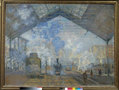 Stacja kolejowa Saint-Lazare autorstwa Claude Monet